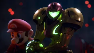 mario dies in smash trailers