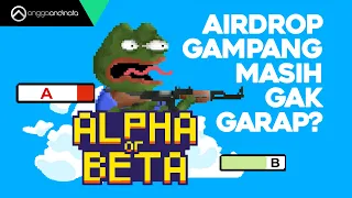 Garapan Airdrop Ini Mudah, Gas Fee Disubsidi: AlphaOrBeta