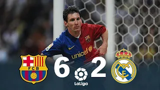 FC Barcelona 6 : 2 Real Madrid ● La Liga 08/09 Extended Highlights & Goals HD