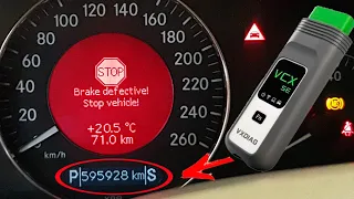 Does VXDiag read SBC on Mercedes W211 and old cars? About real mileage on older models Mercedes