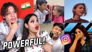 Indian Music will put you in the FEELS!  Latinos react to Indian Singers that went viral on REELS