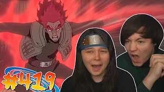 8TH GATE OPEN!! My Girlfriend REACTS to Naruto Shippuden Ep 419! (Reaction/Review)