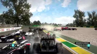 Formula 1 2013 Game - Crash Compilation #1