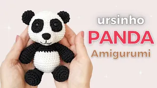Learn how to crochet an amigurumi panda bear with this complete step by step!