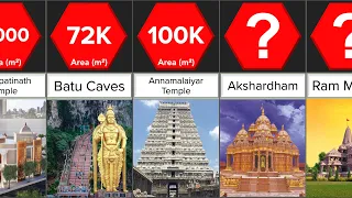 Largest Hindu Temples in the World | Comparison | DataRush 24