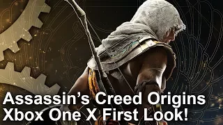 [4K] Assassin's Creed Origins: Xbox One X Tech First Look!