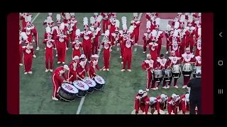 Indiana University Marching Hundred Post Game Show September 2, 2023 from Mid Field View