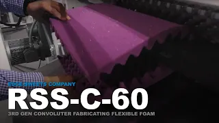 RSS-C-60 - Foam Convoluter (3rd Gen) Convoluting Flexible Foam | Edge-Sweets