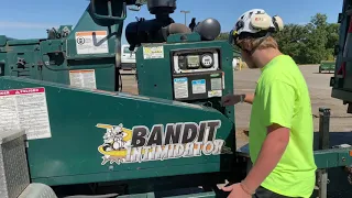 How to start a wood chipper
