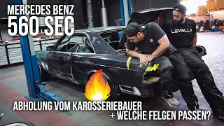 LEVELLA | Mercedes Benz C126 560 SEC - Abholung vom Karosseriebauer + Welche Felgen passen?