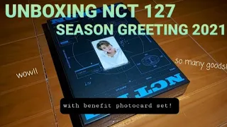 UNBOXING NCT 127 SEASON GREETING 2021 SG21 WITH PC PHOTOCARD BENEFIT KTOWN