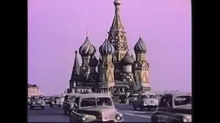 Обыкновенная жизнь в СССР в 1962 году.Редкие кадры видео в цвете из иностранного архива.