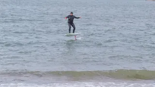 Hydrofoil pump practice with Foil Drive - Brooklyn, New York