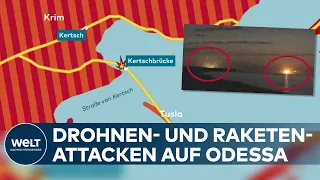 PUTINS KRIEG: Massive Luftangriffe auf Odessa - Vergeltung für Krim-Brücken-Attacke?