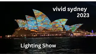 ViVid Sydney 2023. Lighting show