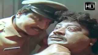 Sudhir and his gang Killed Police Ashok | Vishnuvardhan | Jagadeka Veera Kannada Movie Scene
