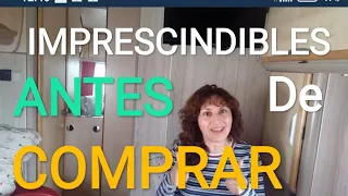 Los IMPRESCINDIBLES  ANTES de comprar una Autocaravana, Caravana o Camper 🚐