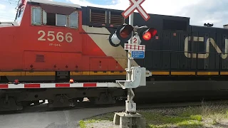 2019 06 21 CN Train Separation Blocks Grade Crossings