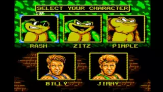 Battletoads & Double Dragon "The Ultimate team" music - Choose your character