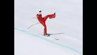 High Speed Ski Crash over 200kph (120mph) Juanki Sanchez