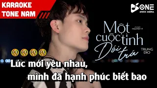 Karaoke Một Cuộc Tình Dối Trá (Tone Nam) - Trung Dio x One Music | Beat Gốc