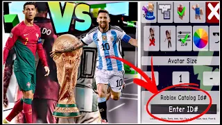 HOW TO BE MESSI AND RONALDO  BROOKHAVEN ROBLOX