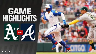 A's vs. Braves Game Highlights (6/1/24) | MLB Highlights