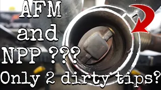 How NPP exhaust works and how AFM valves work. Why only certain exhaust tips are dirty.