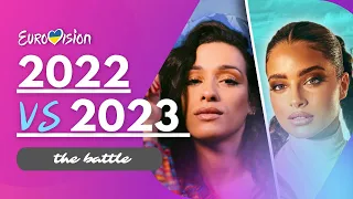 EUROVISION 2022 vs 2023 | THE BATTLE