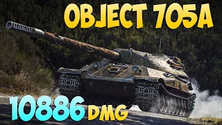 Obj 705A - 9 Frags 10.8K Damage - Ruster! - World Of Tanks