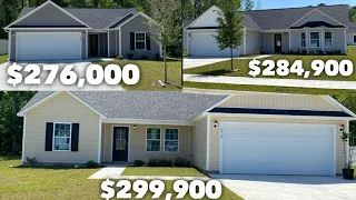 INSIDE 3 NEW AFFORDABLE HOUSE TOUR IN SOUTH CAROLINA UNDER $300,000