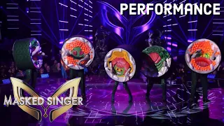 California Rolls sing “Runaway Baby” by Bruno Mars | THE MASKED SINGER | SEASON 9