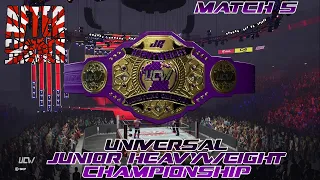 WWE 2K23 - UCW - After Shock - Match 5: Universal Junior Heavyweight Championship
