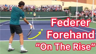 Roger Federer “On The Rise” Forehand Analysis (His Tennis Technique Explained)