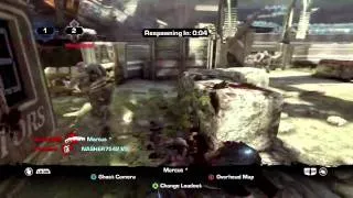 Gears of War 3 Multiplayer Beta ~ First Match Gameplay Live Commentary [HD]