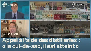 Les distilleries demandent à Québec un changement législatif | Zone économie