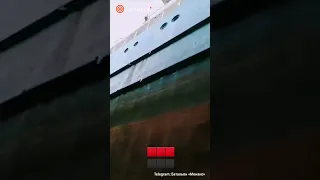 🟠Видео с подбитым российским танкером Sig который подорвал украинский дрон Sea Baby