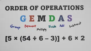 GEMDAS - Simplifying Expressions: Performing 2 or more Operations