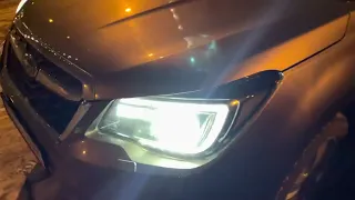 Subaru Forester SJ leaving light activation