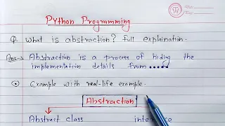 Python Abstraction | Learn Coding