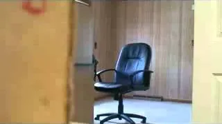 Fat boss breaks office chair