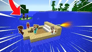 ZENGİN VE FAKİR GEMİYLE POLİSLERDEN KAÇIYOR! 😱 - Minecraft