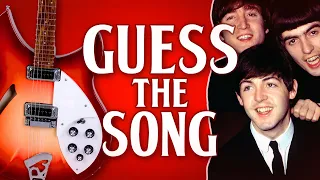 Can you guess the Beatles song from the guitar part?