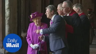 The Queen opens Diamond Jubilee Galleries at Westminster Abbey