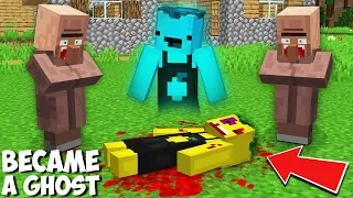 How i DIED AND BECAME A SUPER GHOST in Minecraft ? SECRET WAY TO BECOME GHOST !