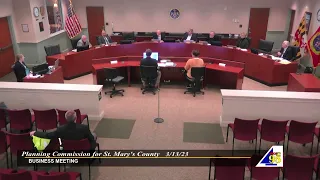3/13/23 Planning Commission for St. Mary's County