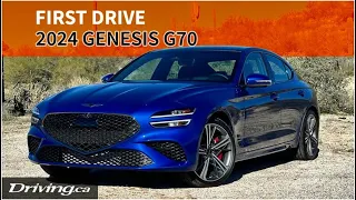2024 Genesis G70 | First Drive | Driving.Ca