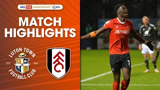 Luton Town 1-1 Fulham | Championship Highlights