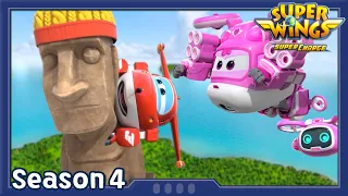 Moai Fly By | Superwings season4 | EP14