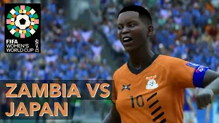 Zambia vs Japan – Women's World Cup Group C  |  FIFA 23 CPU vs CPU Sim